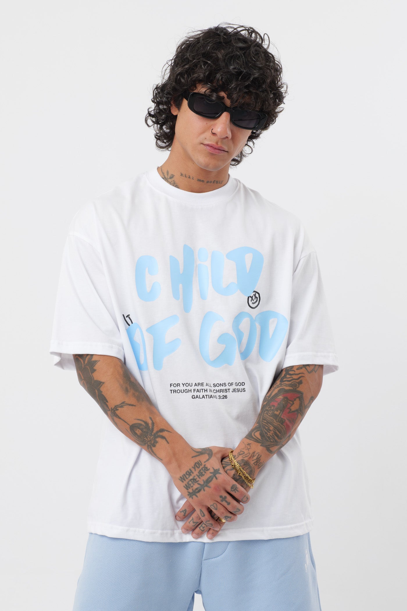 T-shirt Child of God blanche