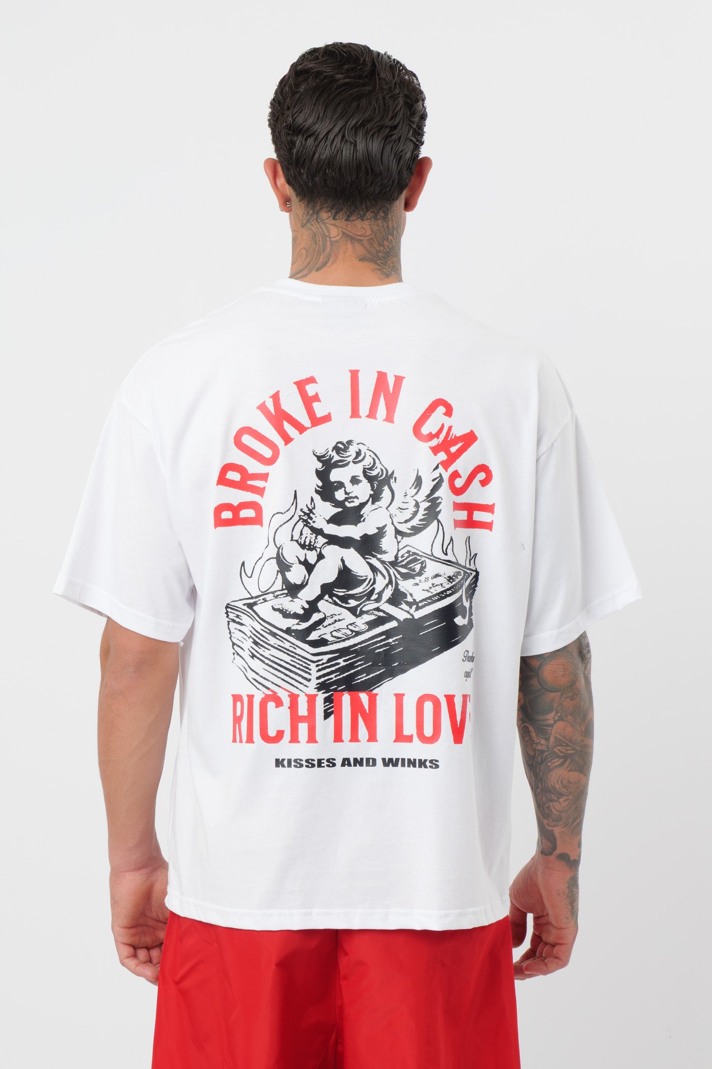 T-shirt Broke in Cash blanche