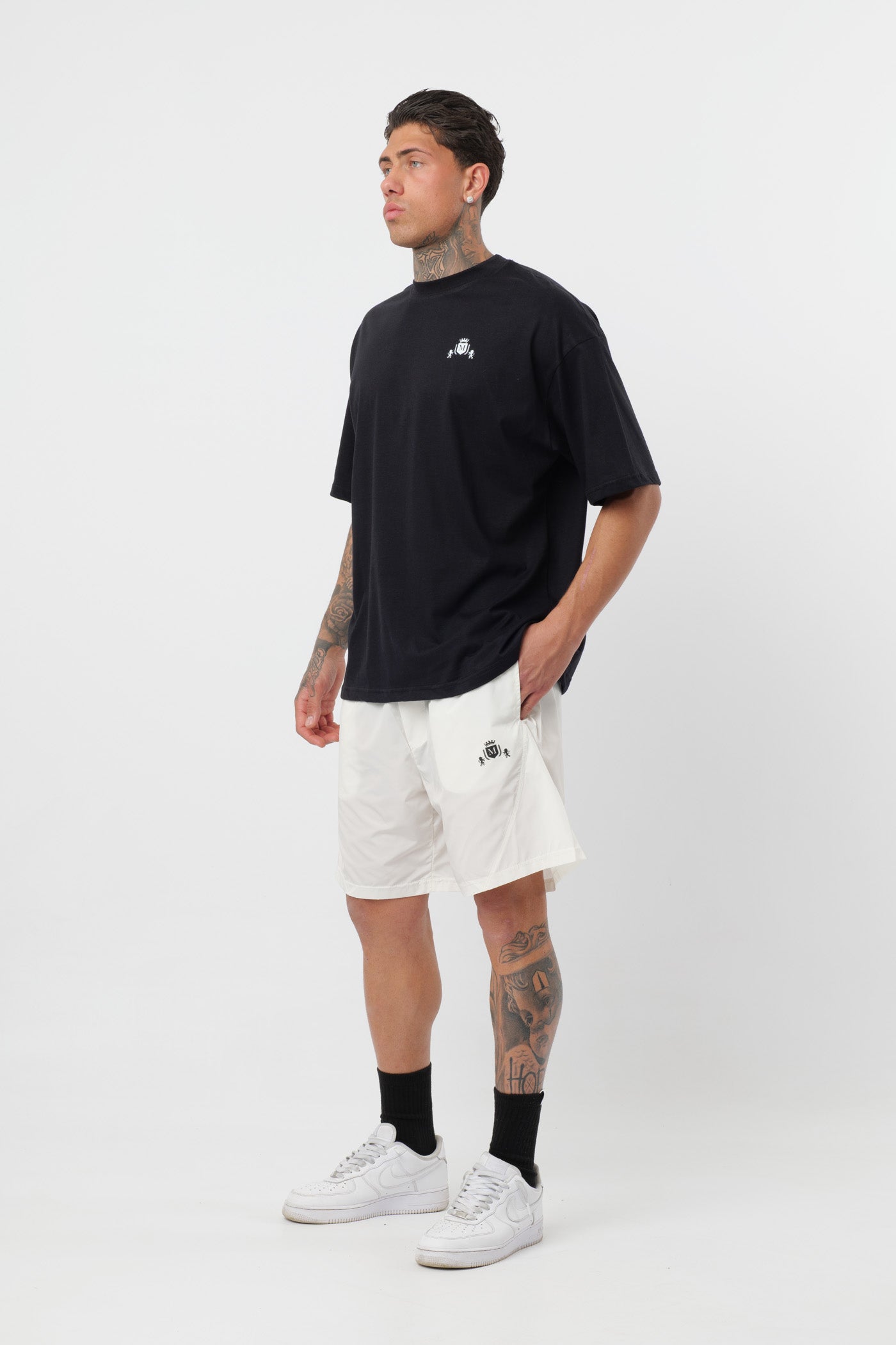 Short Tech blanc