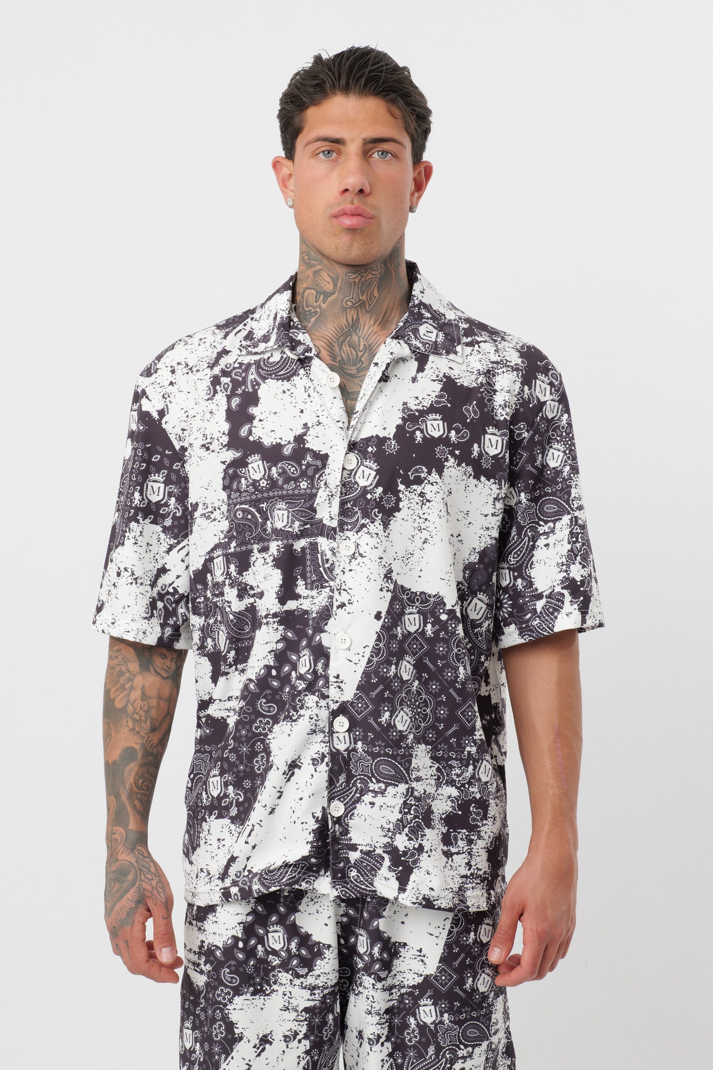 Coordonné Paisley Noir