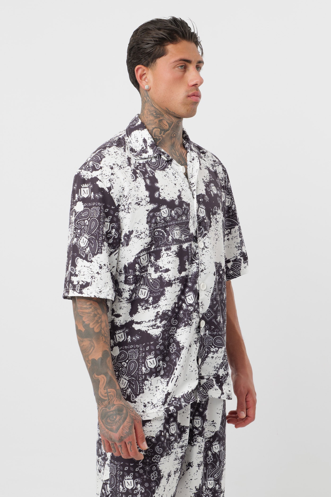 Coordonné Paisley Noir