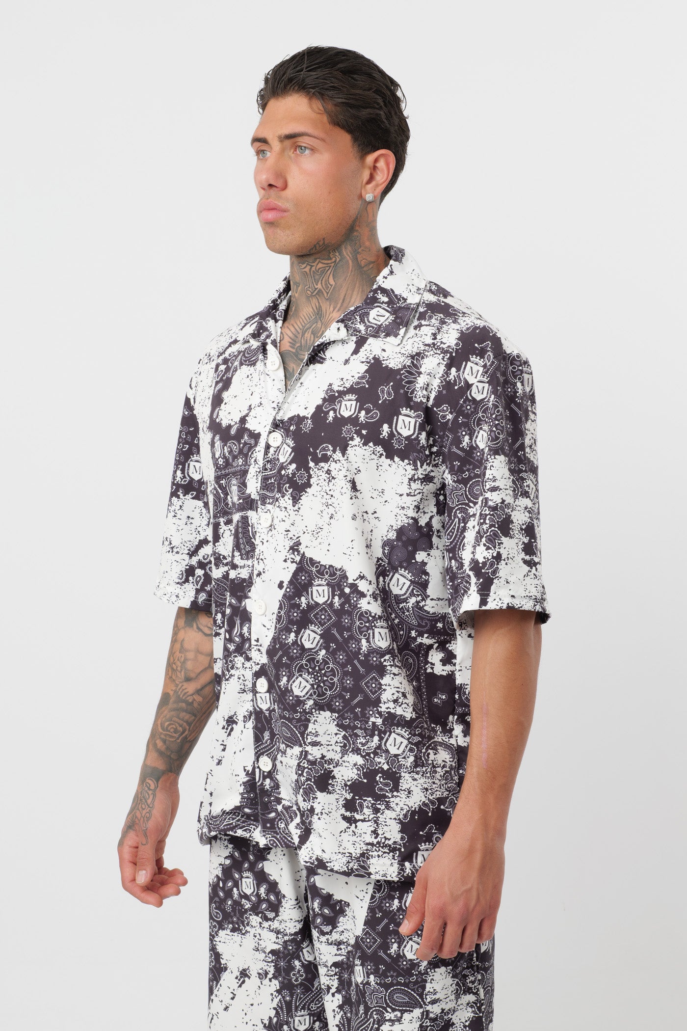 Coordonné Paisley Noir