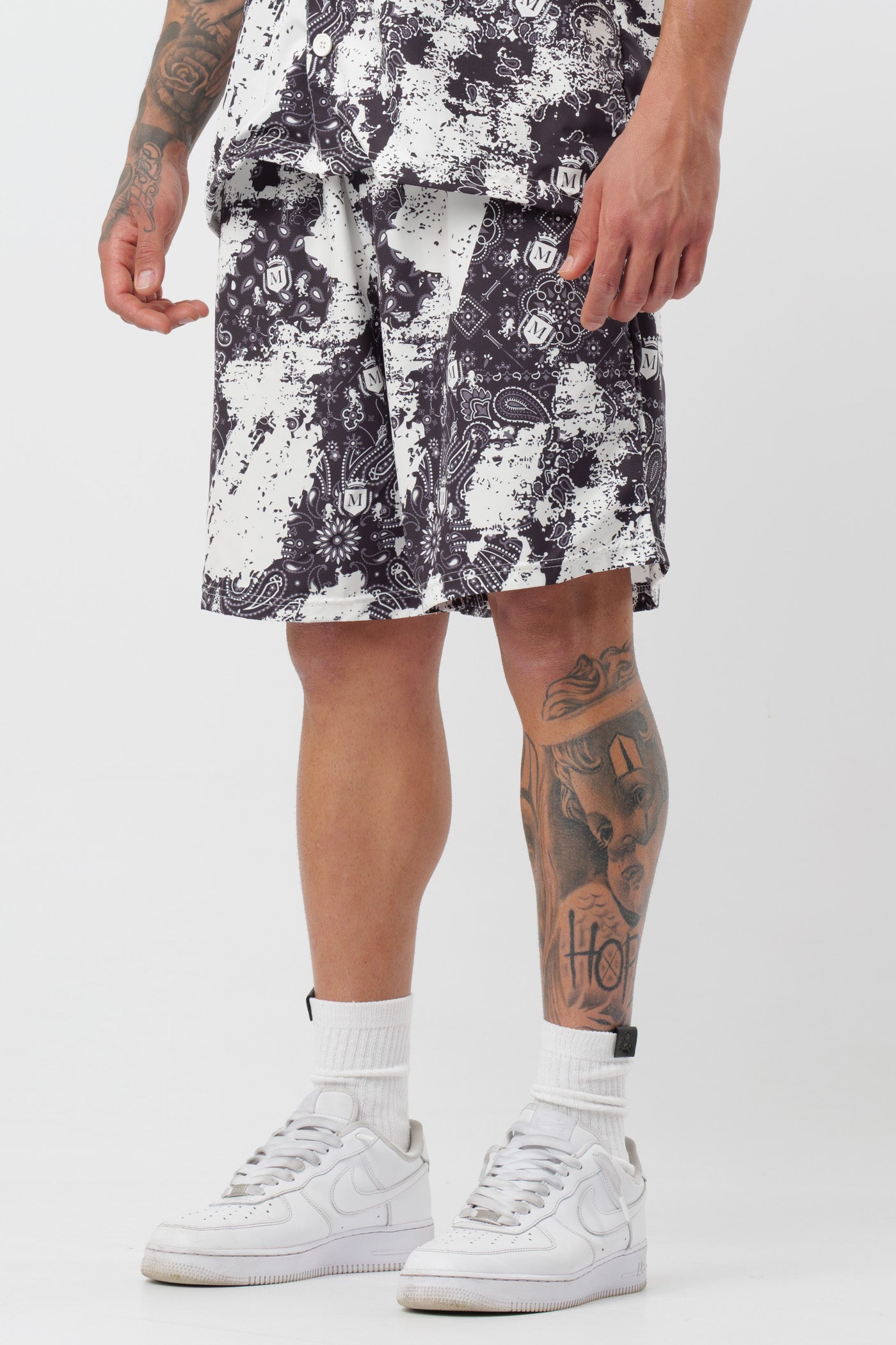 Coordonné Paisley Noir