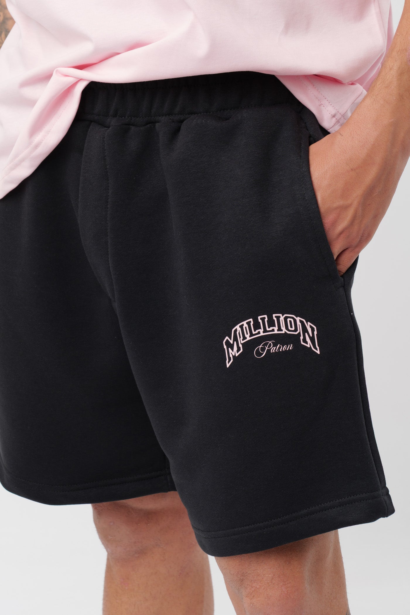 Short Patron Noir et Rose