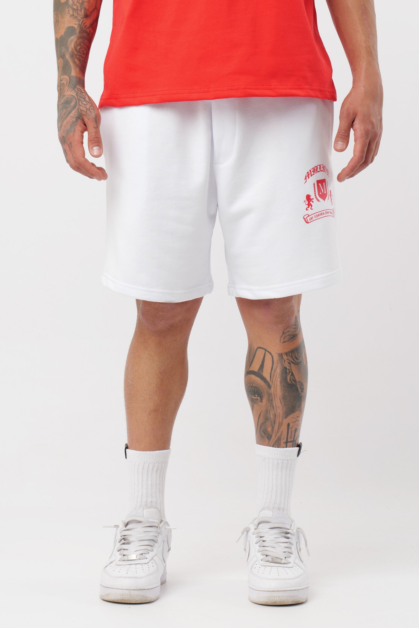 Short Monarch blanc rouge