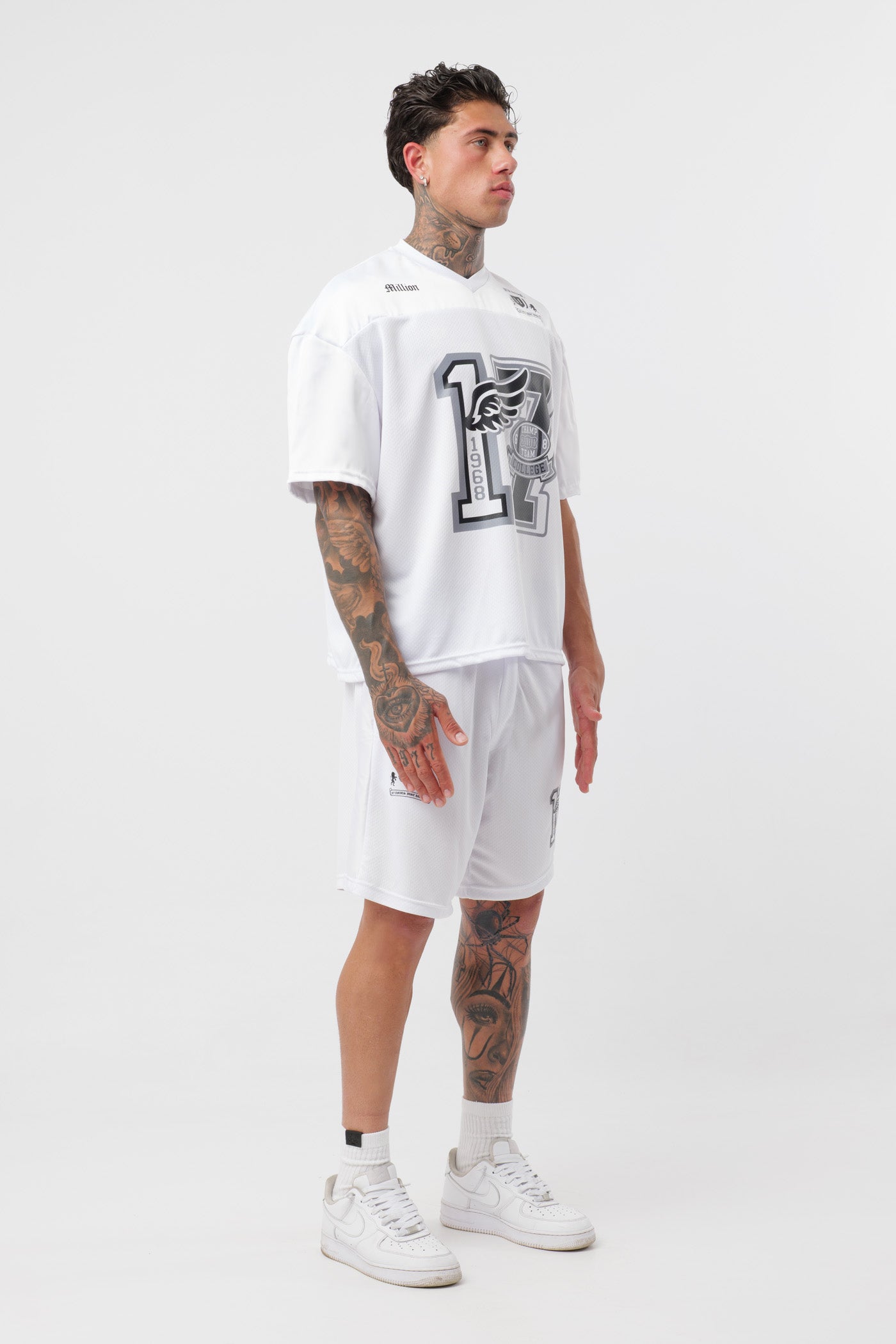 Ensemble basket blanc
