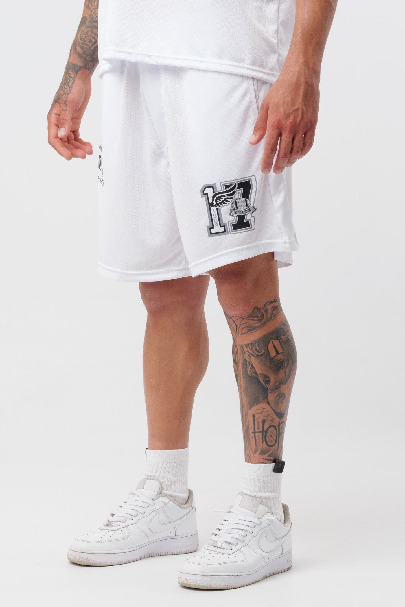 Ensemble basket blanc