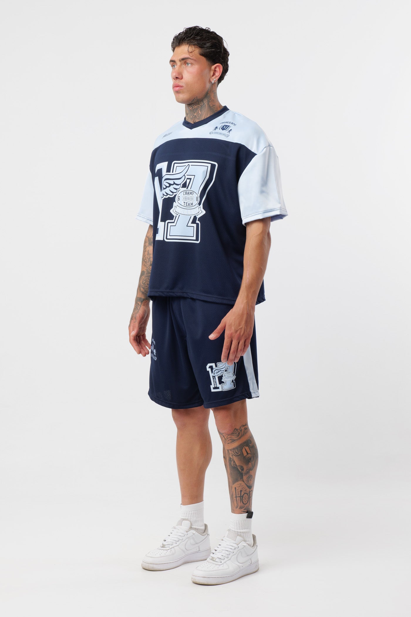 Ensemble Basket Bleu Marine