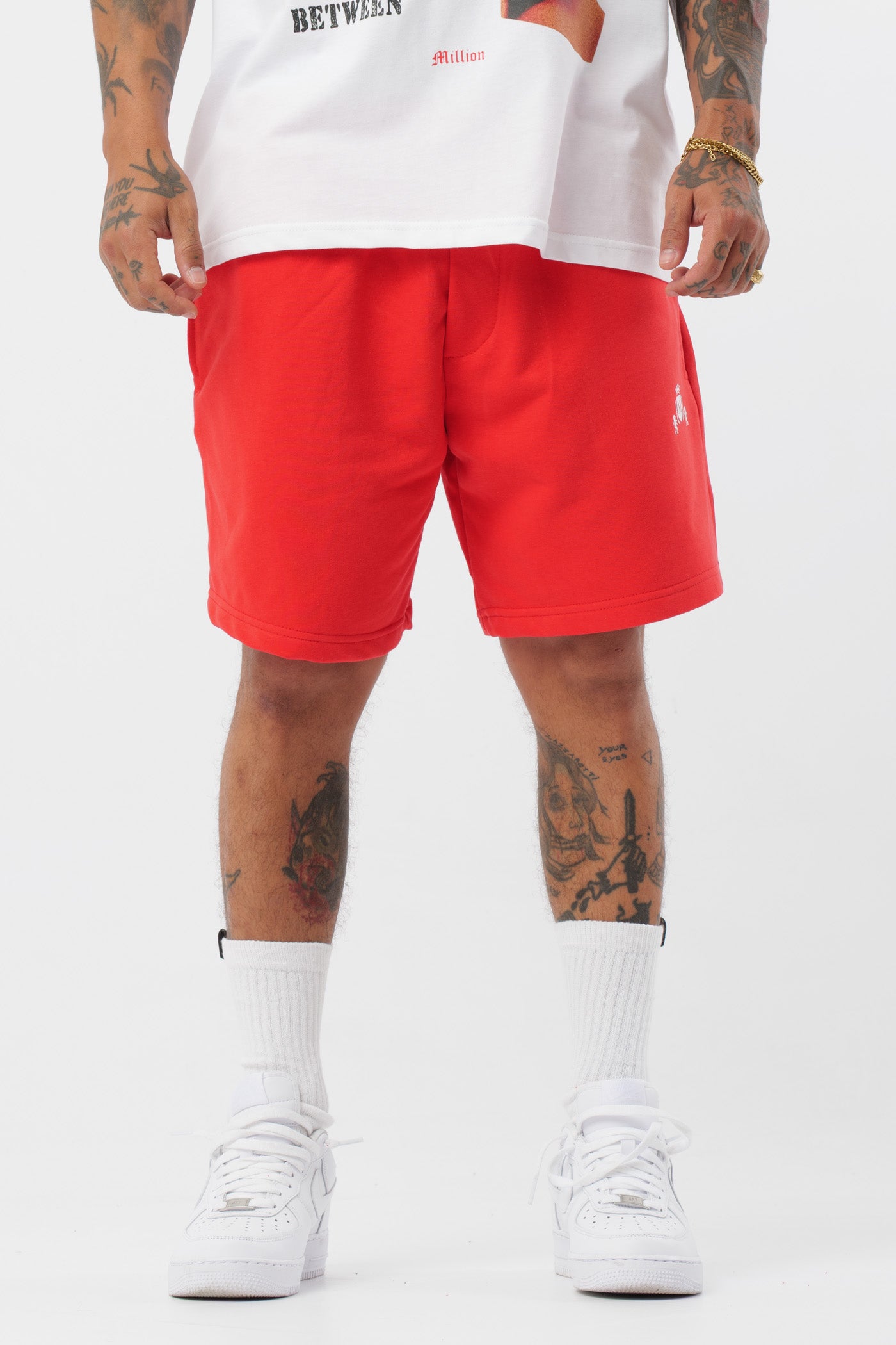 Short Drip rouge