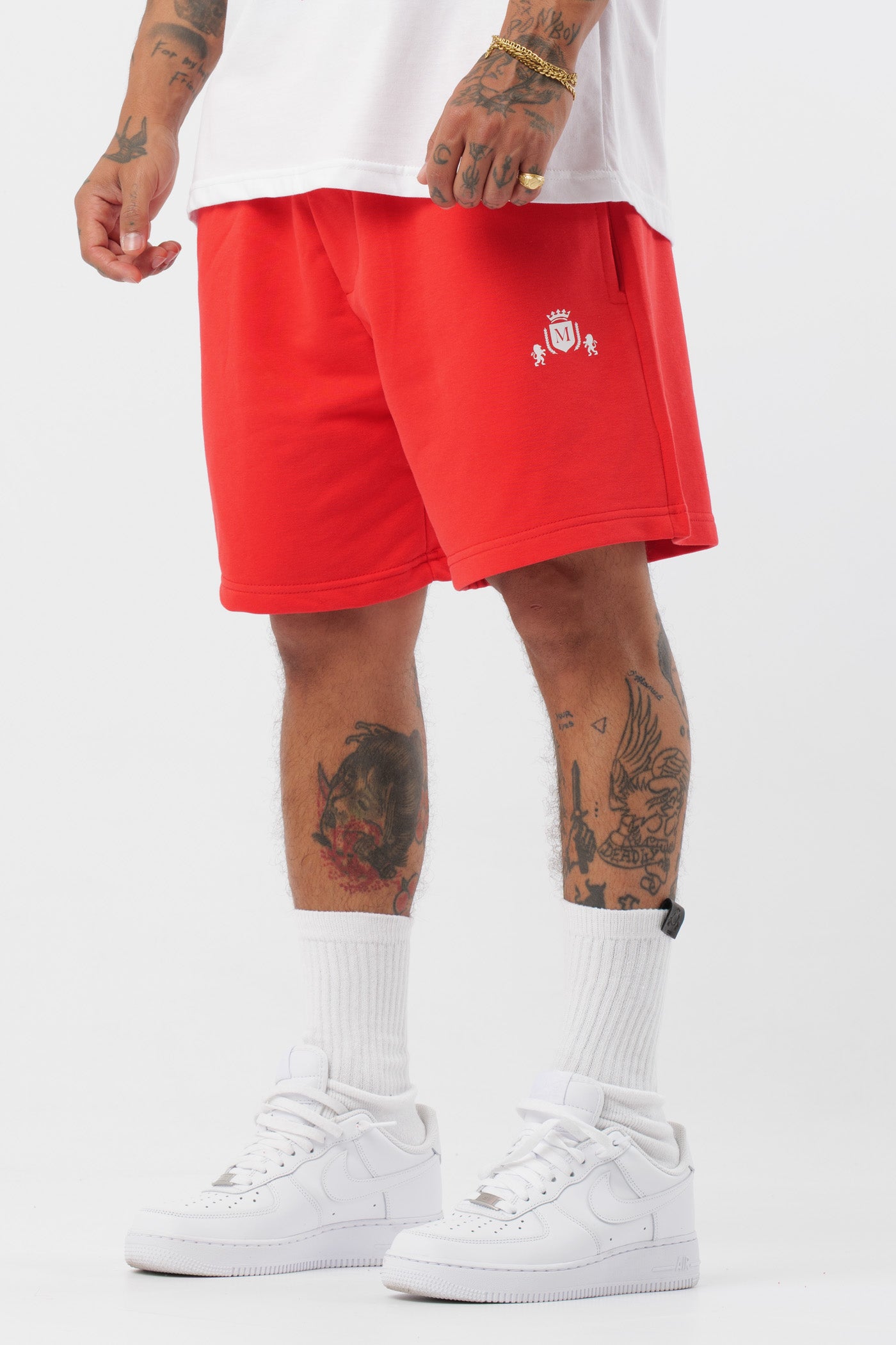 Short Drip rouge