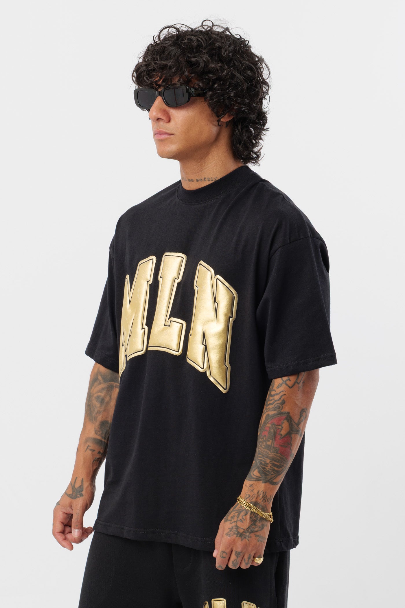 T-shirt MLN Gold Black
