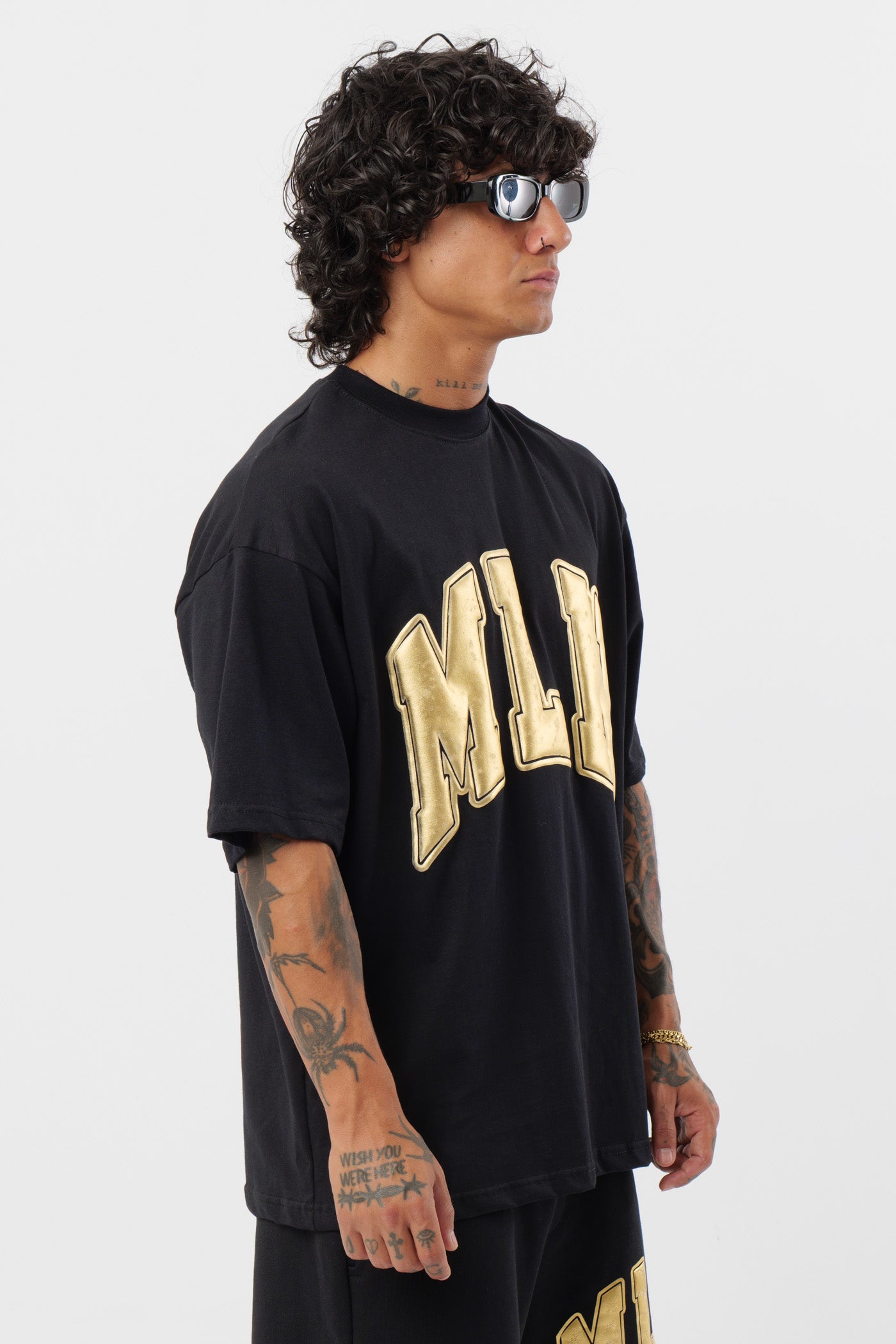 T-shirt MLN Gold Black