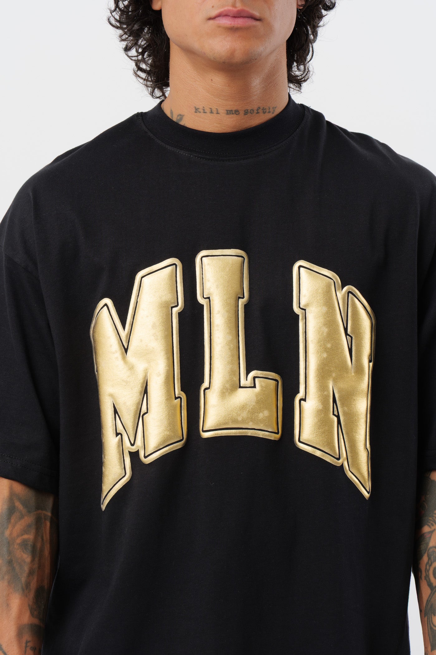 T-shirt MLN Gold Black