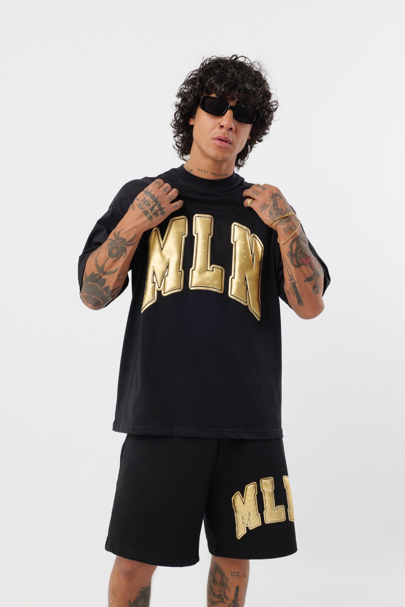 T-shirt MLN Gold Black