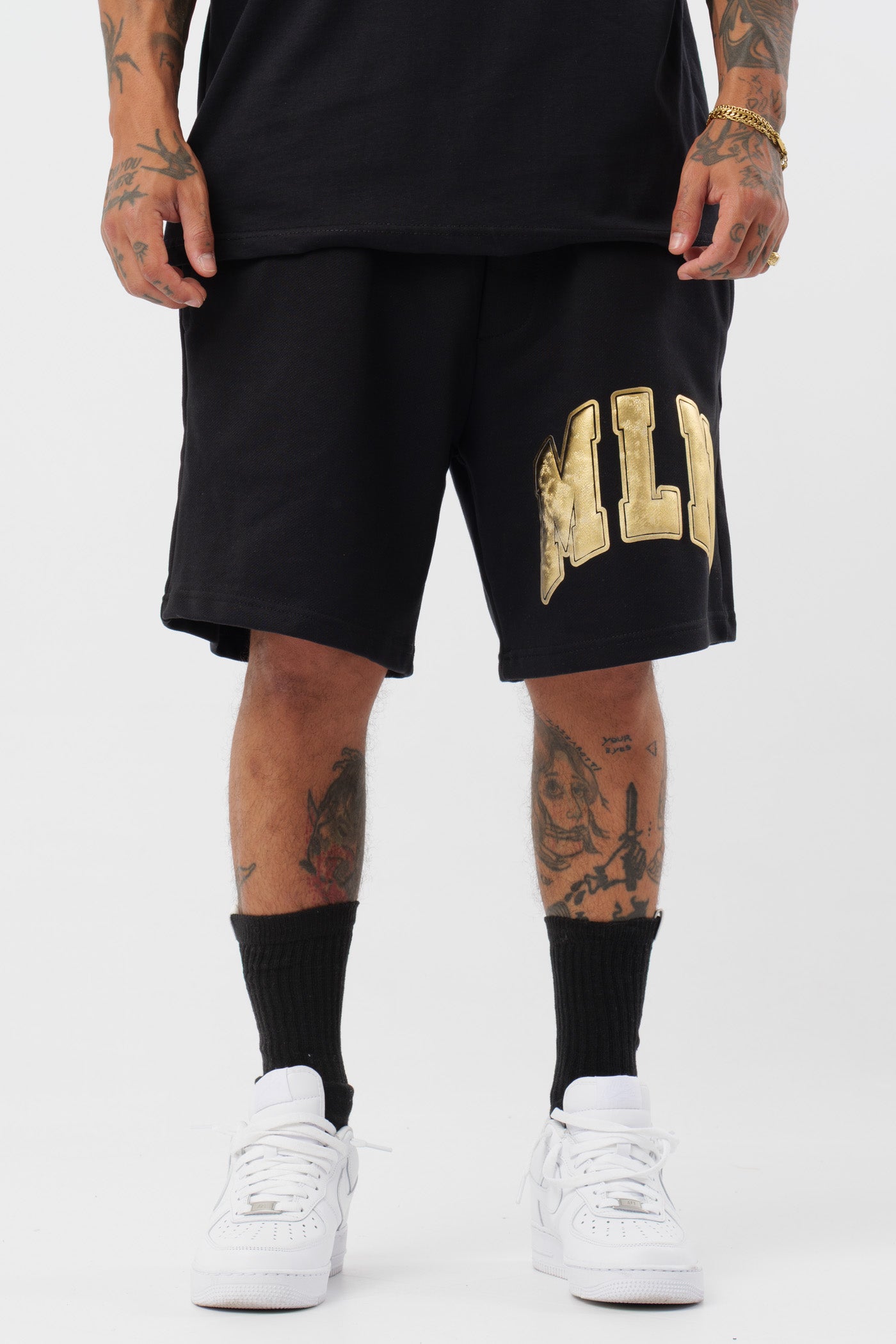 Short MLN gold noir