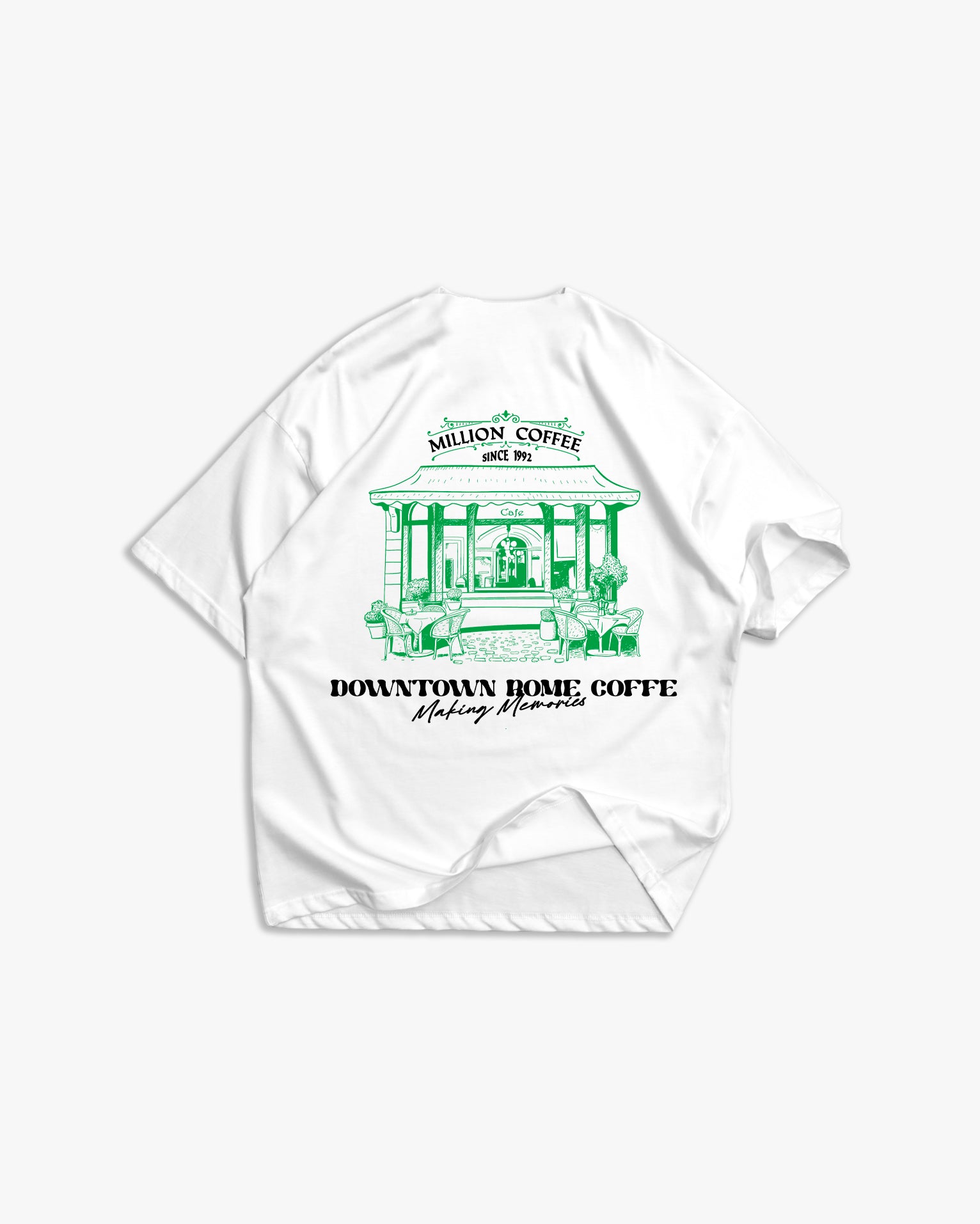 T-shirt CoffeeRome blanche