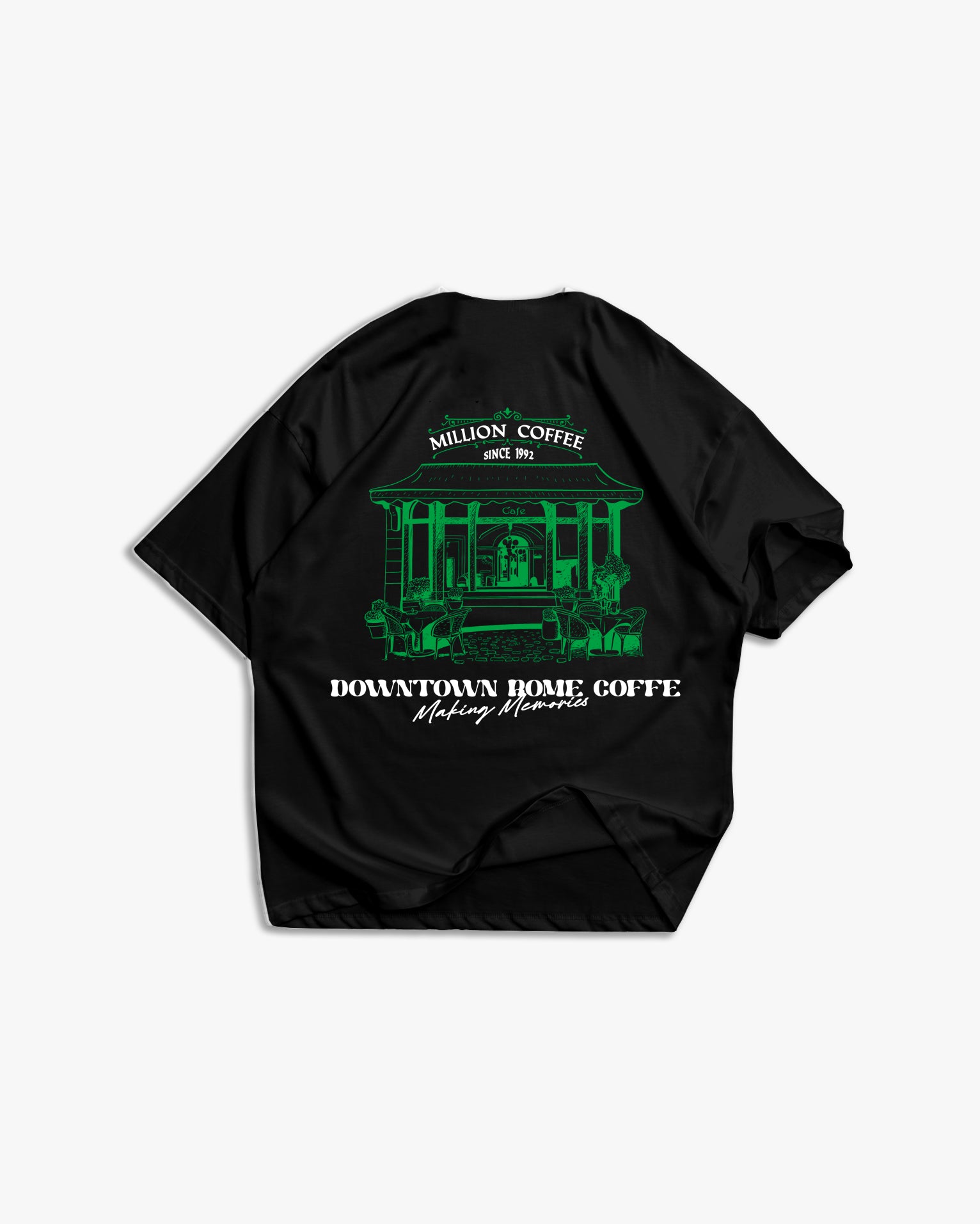T-shirt CoffeeRome Noir