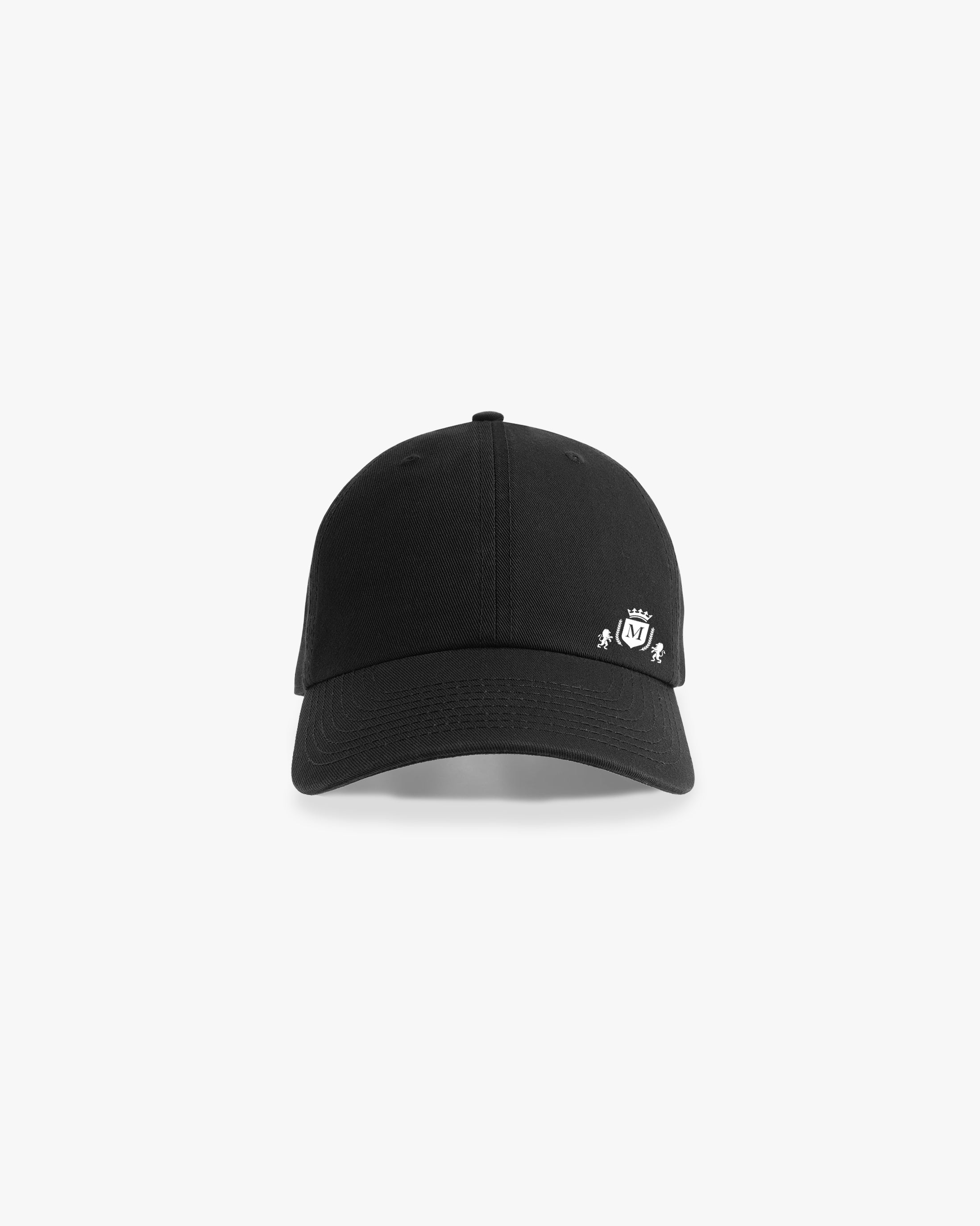 Casquette noire avec mini-logo blanc