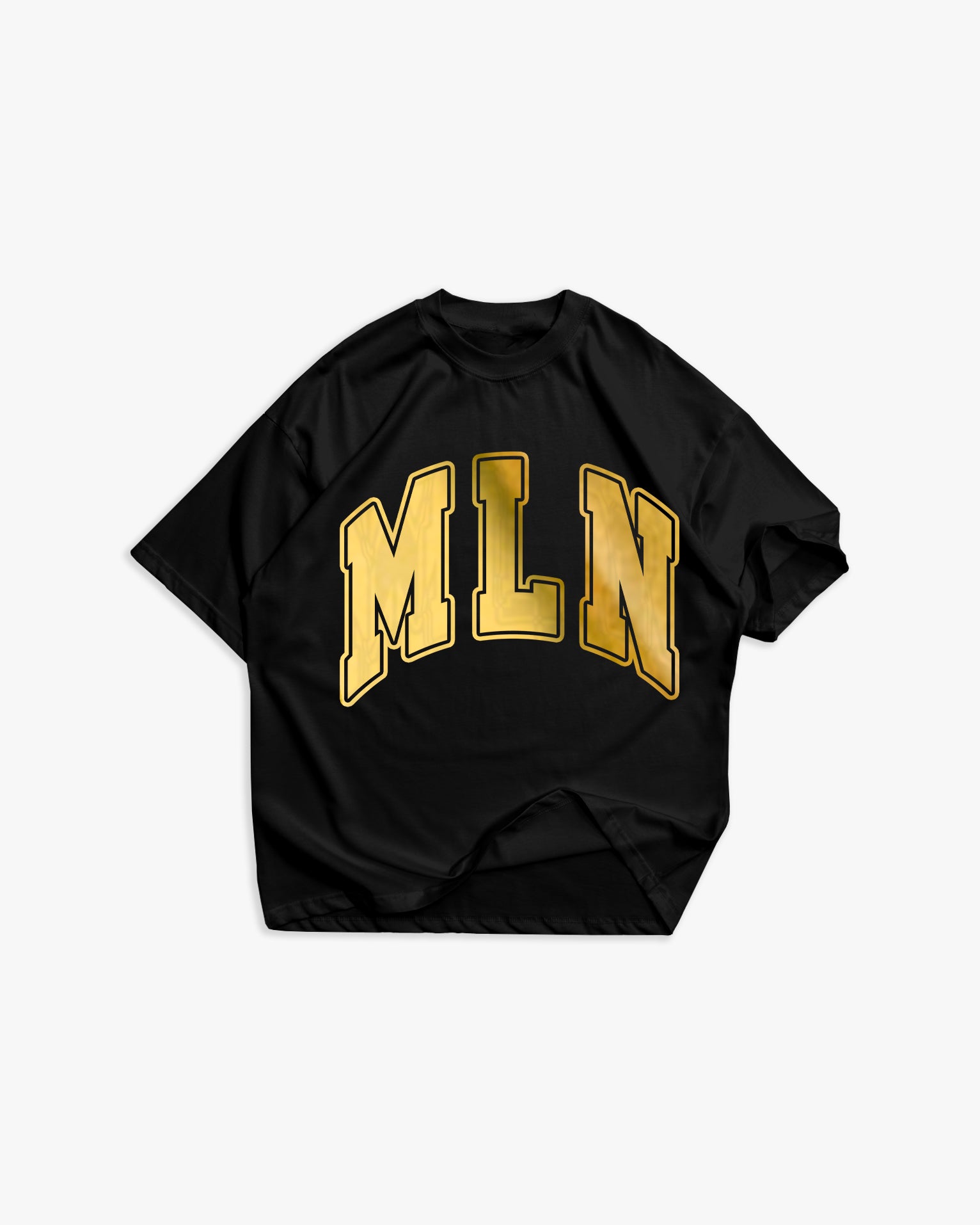T-shirt MLN Gold Black