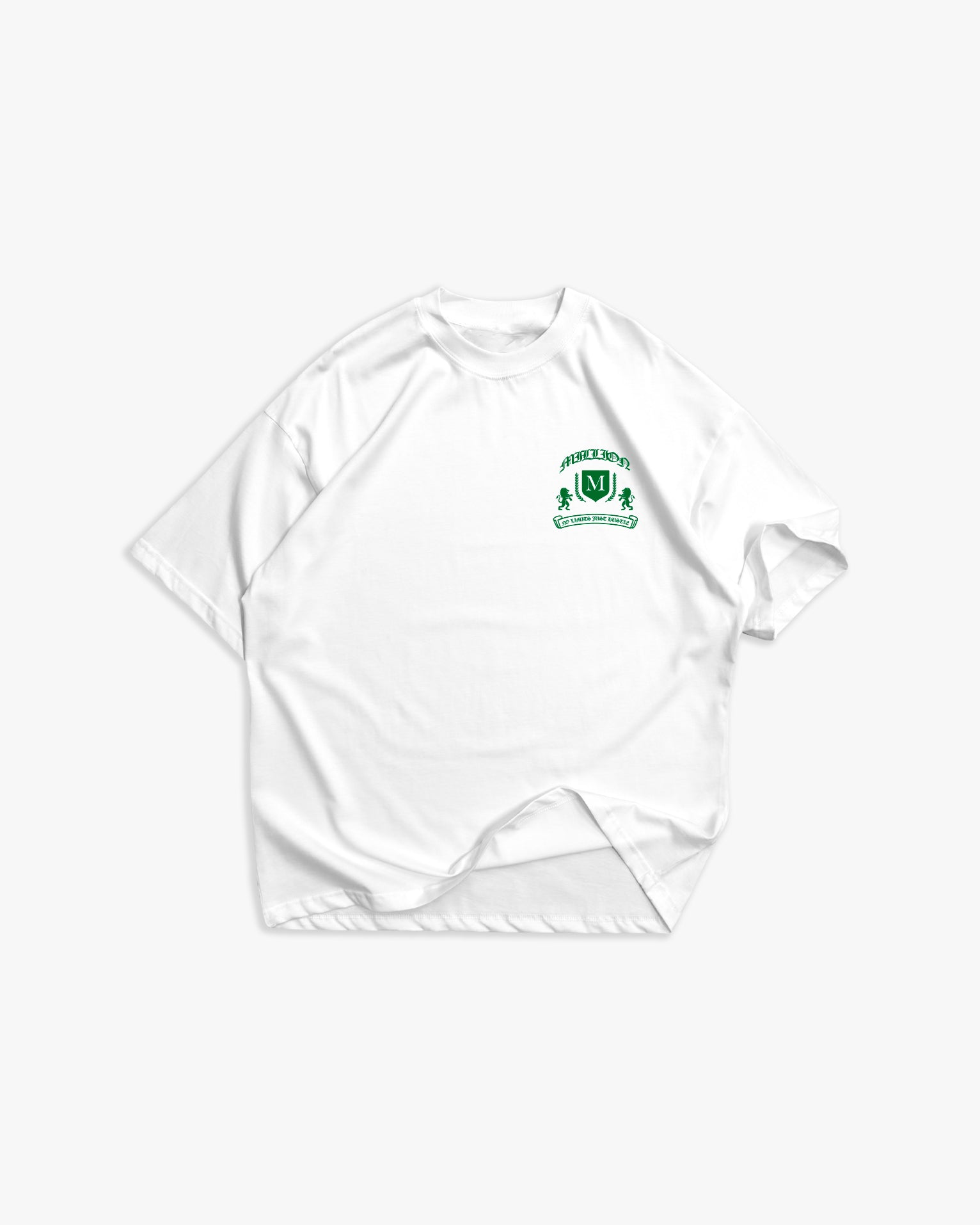 T-shirt Monarch blanche verte