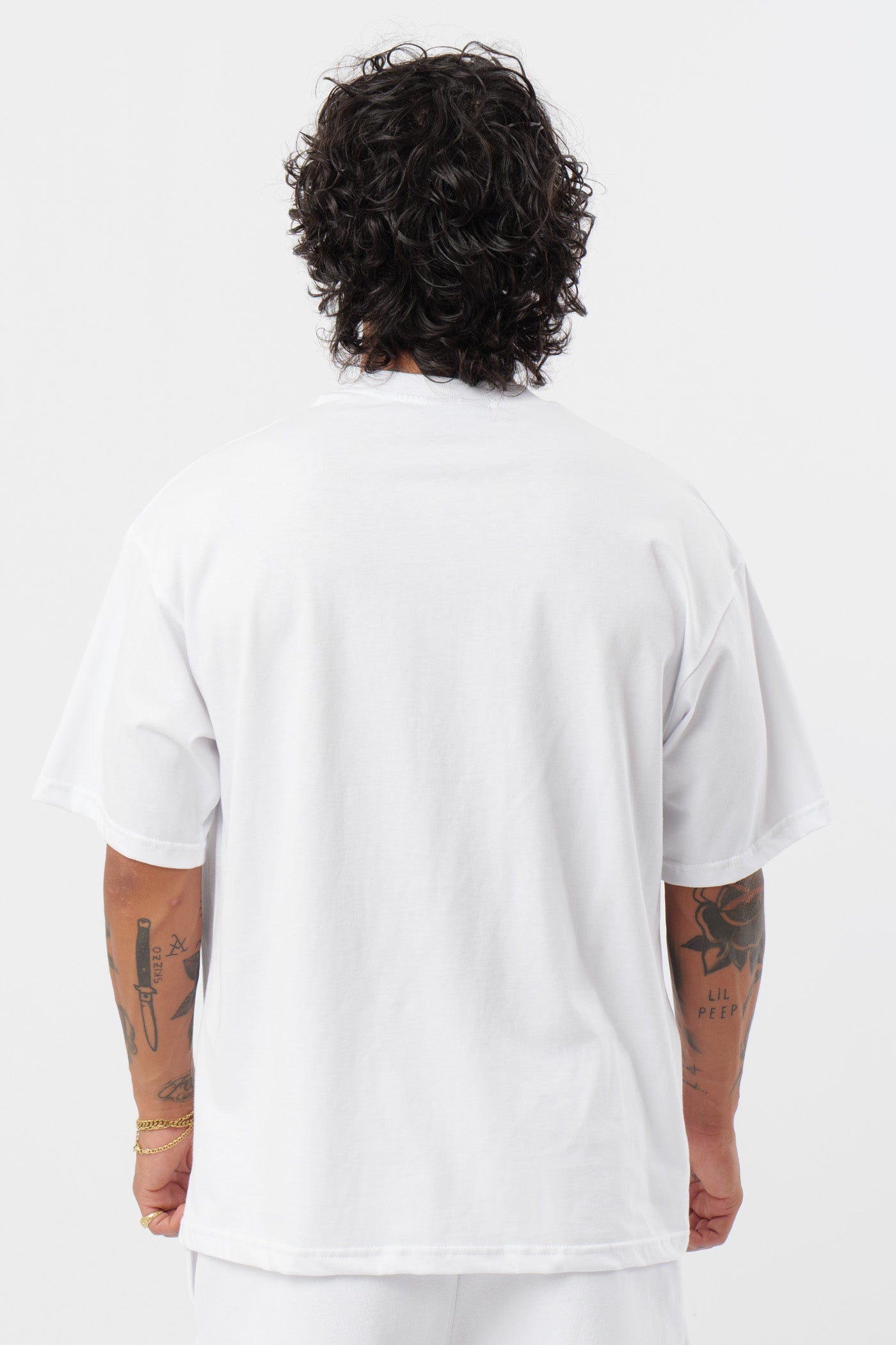 T-shirt MLN Gold White