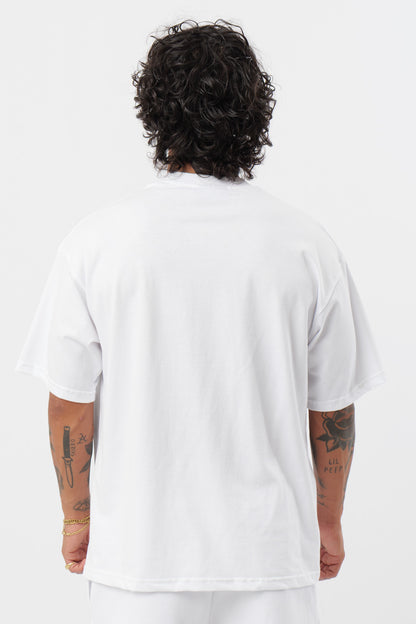T-shirt MLN Gold White