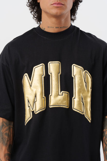 T-shirt MLN Gold Black