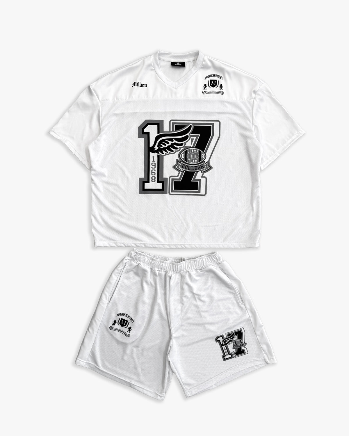 Ensemble basket blanc